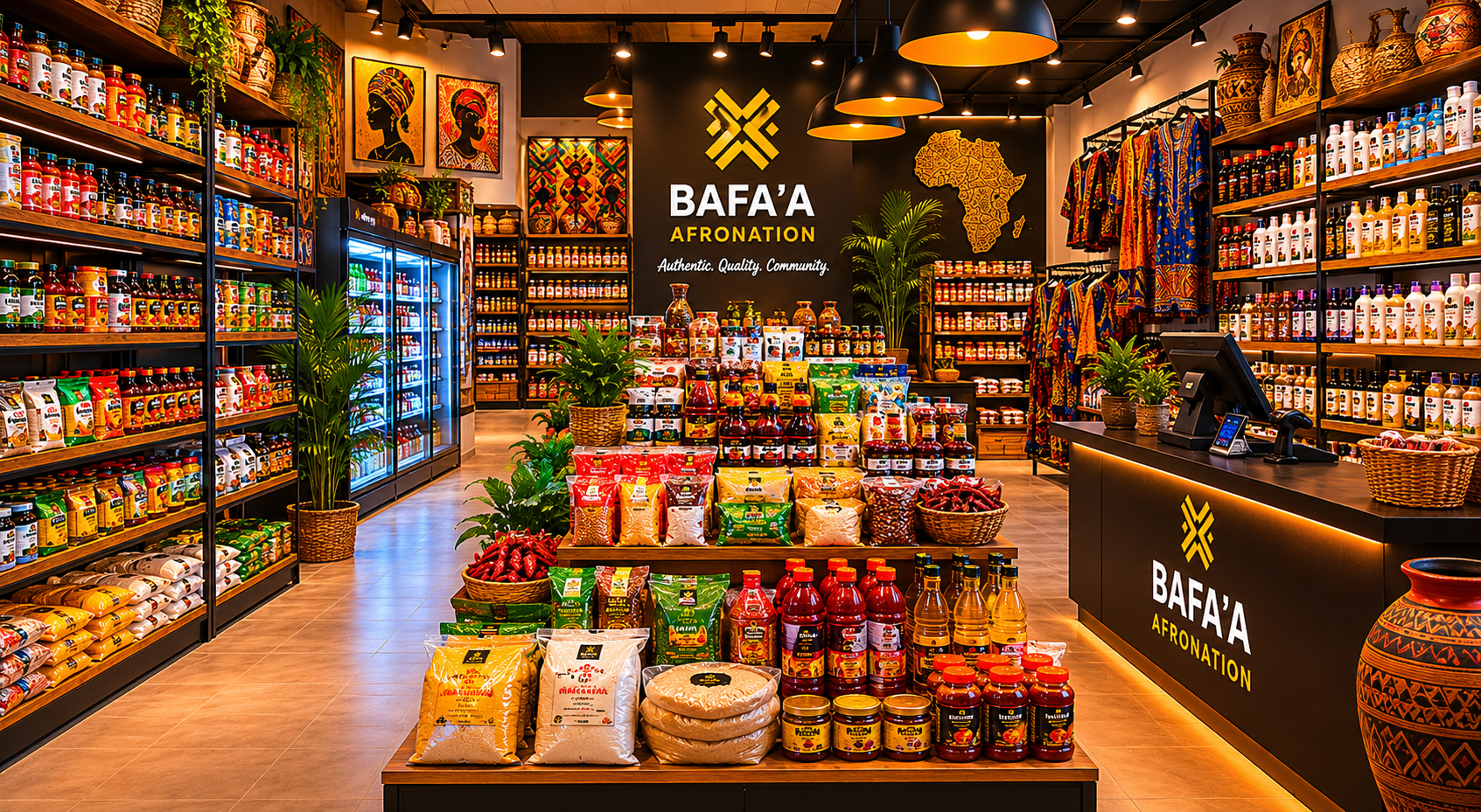 BAFA'A Store Innenraum