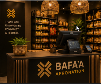 BAFA'A Kassenbereich